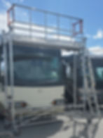 Powered lift 102010 at 9 ft 9 in max height front view